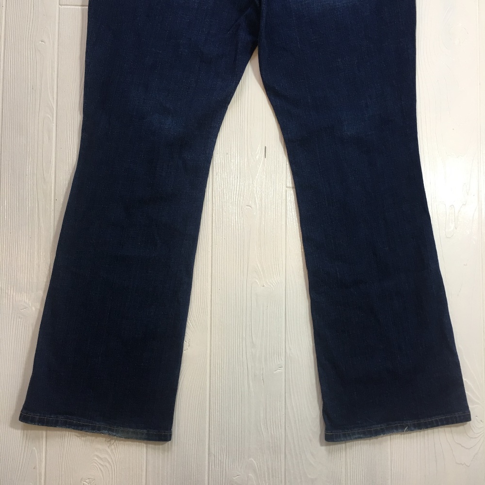 ❤️Levis515 Bootcut Jeans Dark Stretch Denim Sz16 - Picture 7 of 8